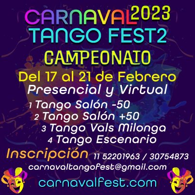Carnaval Tango Fest2 Campeonato