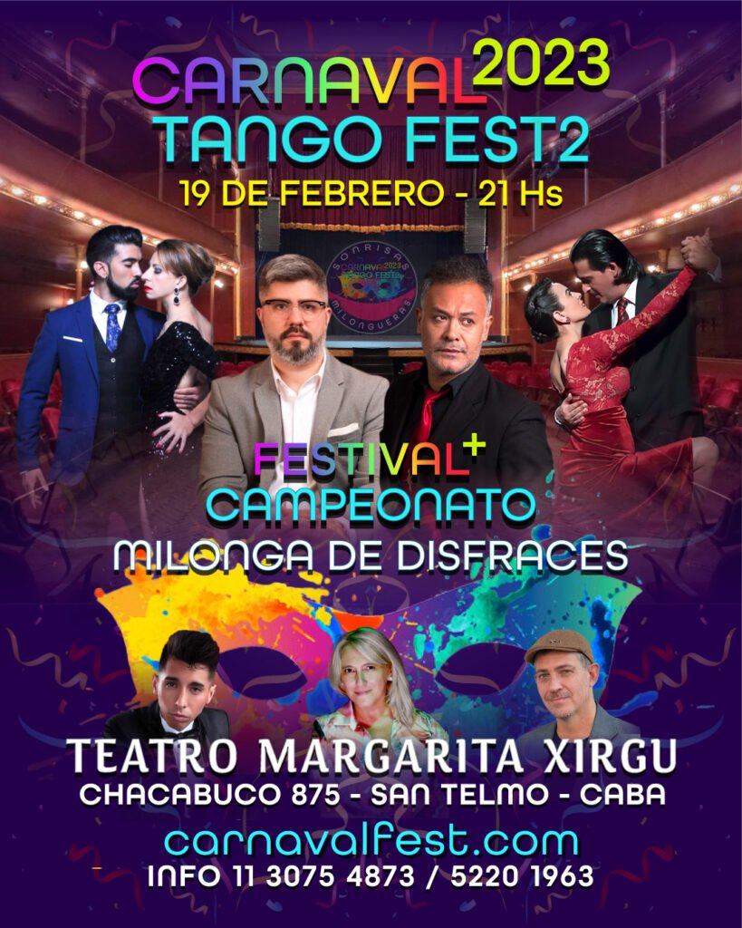 CARNAVAL TANGO FEST2 DOMINGO 19 DE FEBRERO