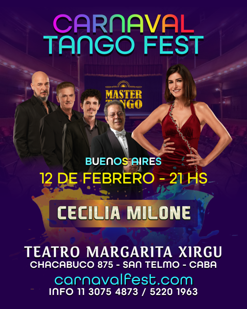 CECILIA MILONE MASTER TANGO ARTISTAS CARNAVAL TANGO FEST 2024